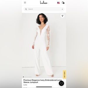 Bridal Wedding Bachelorette Jumpsuit